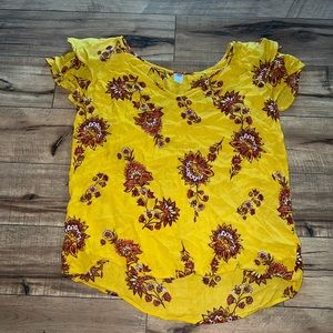 old navy floral top